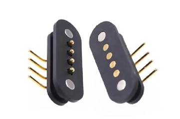 Connecteur Pogo à ressort avec aimants